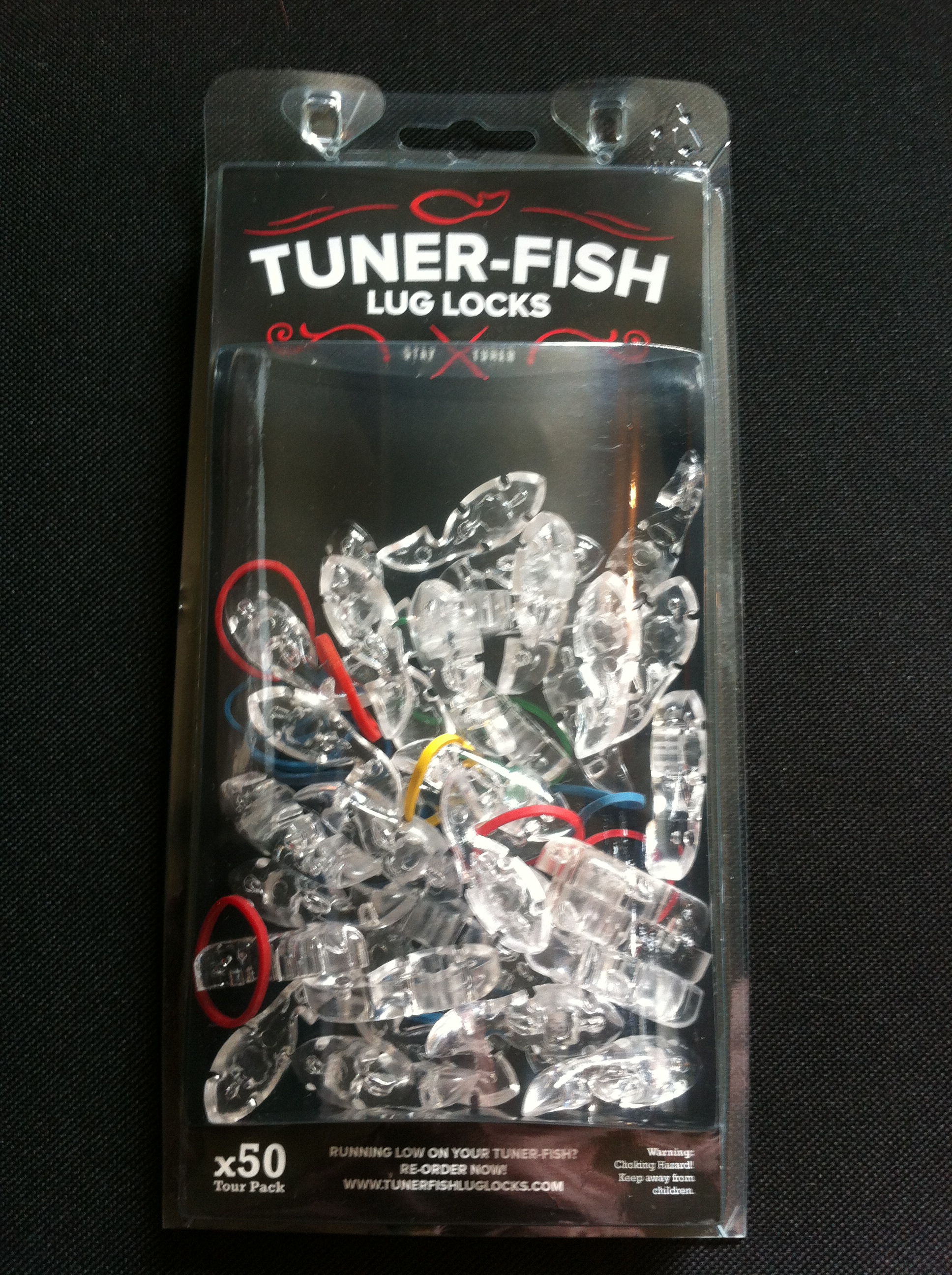 Green Tuner Fish Drum Lug Locks Pack of 50